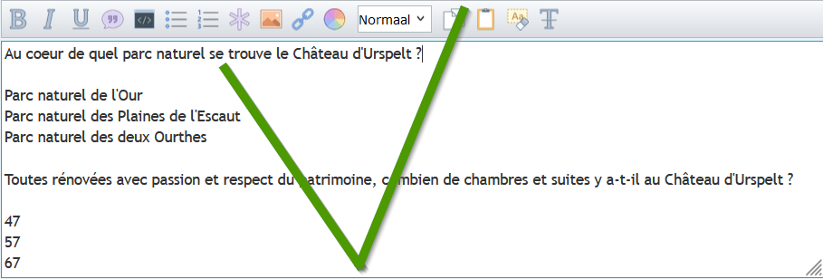 GOED - correct gebruik van witregels