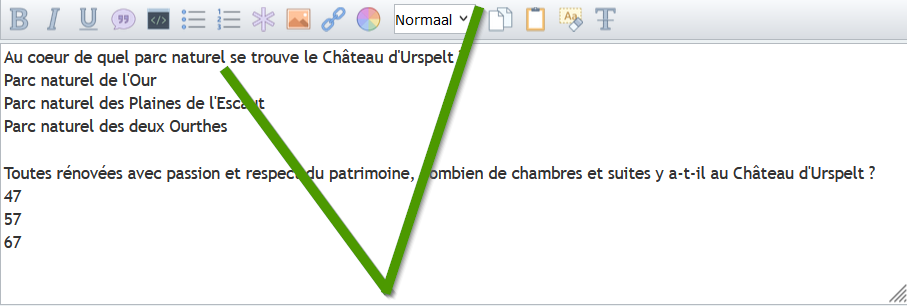 GOED - correct gebruik van witregels
