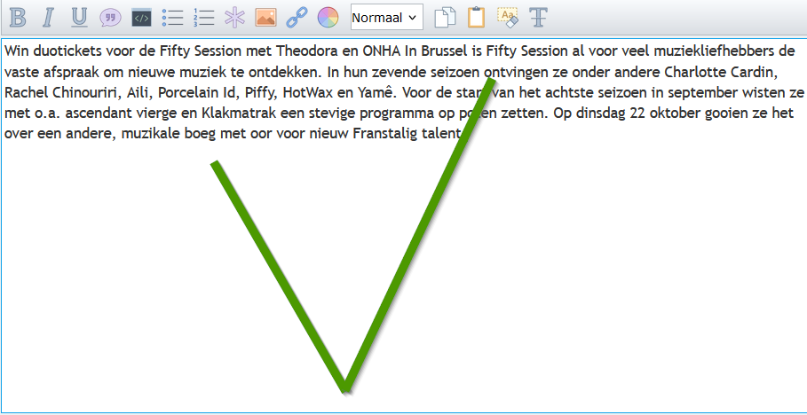 GOED - volledige zinnen per lijn