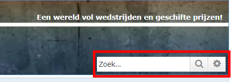 wedstrijd zoeken